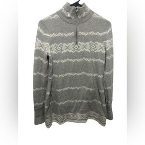Aspen Nordic 1/4 Zip Ski Sweater Womens Small